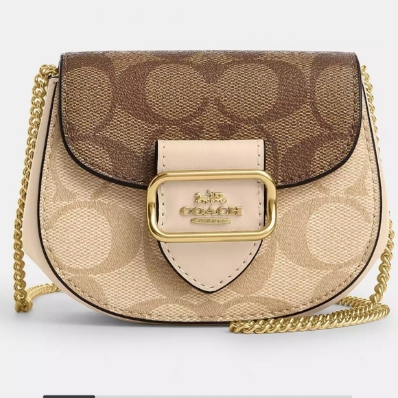 NWT Coach Morgan Card Case On A Chain - Picture 10 of 13